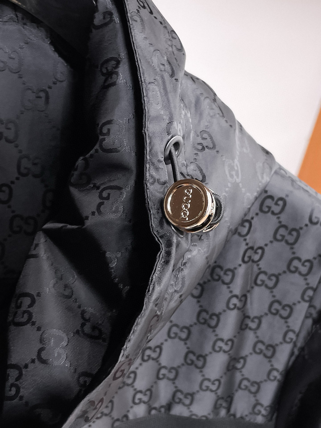 古奇 官网同款，提前发售！2025ss开秋新款男士夹克外套，原单三标齐全高端版本！，专柜定制面料 透气舒