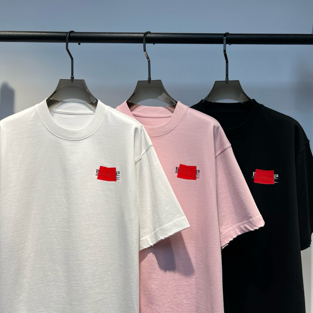 新款秋冬高克重T恤🆕颜色：黑，白，粉码数：XS-XL款号：52118