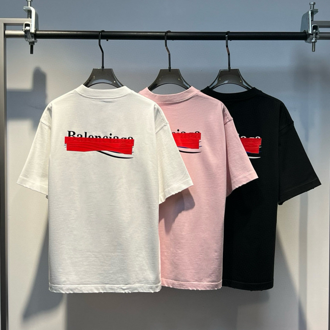 新款秋冬高克重T恤🆕颜色：黑，白，粉码数：XS-XL款号：52118