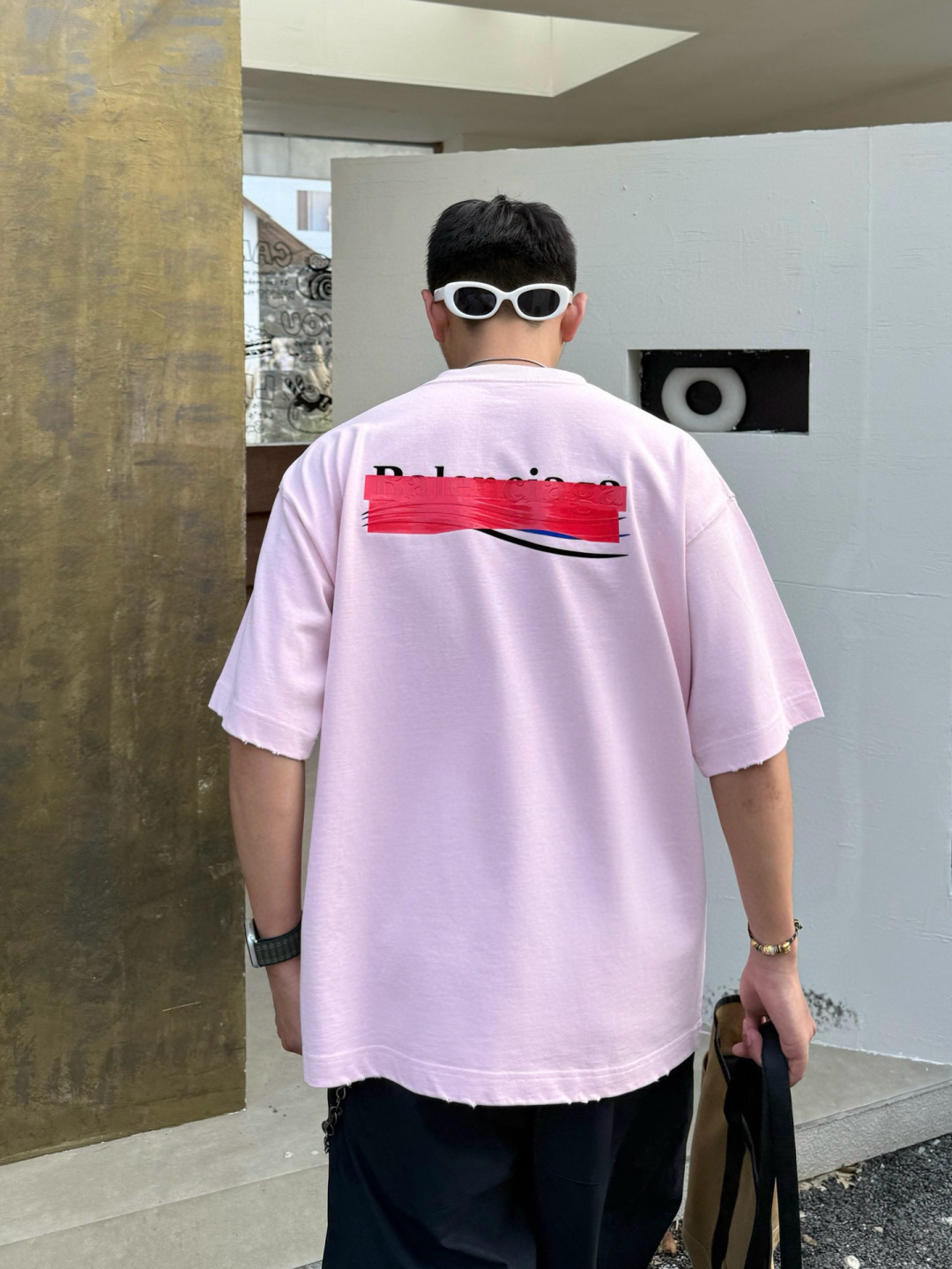 新款秋冬高克重T恤🆕颜色：黑，白，粉码数：XS-XL款号：52118