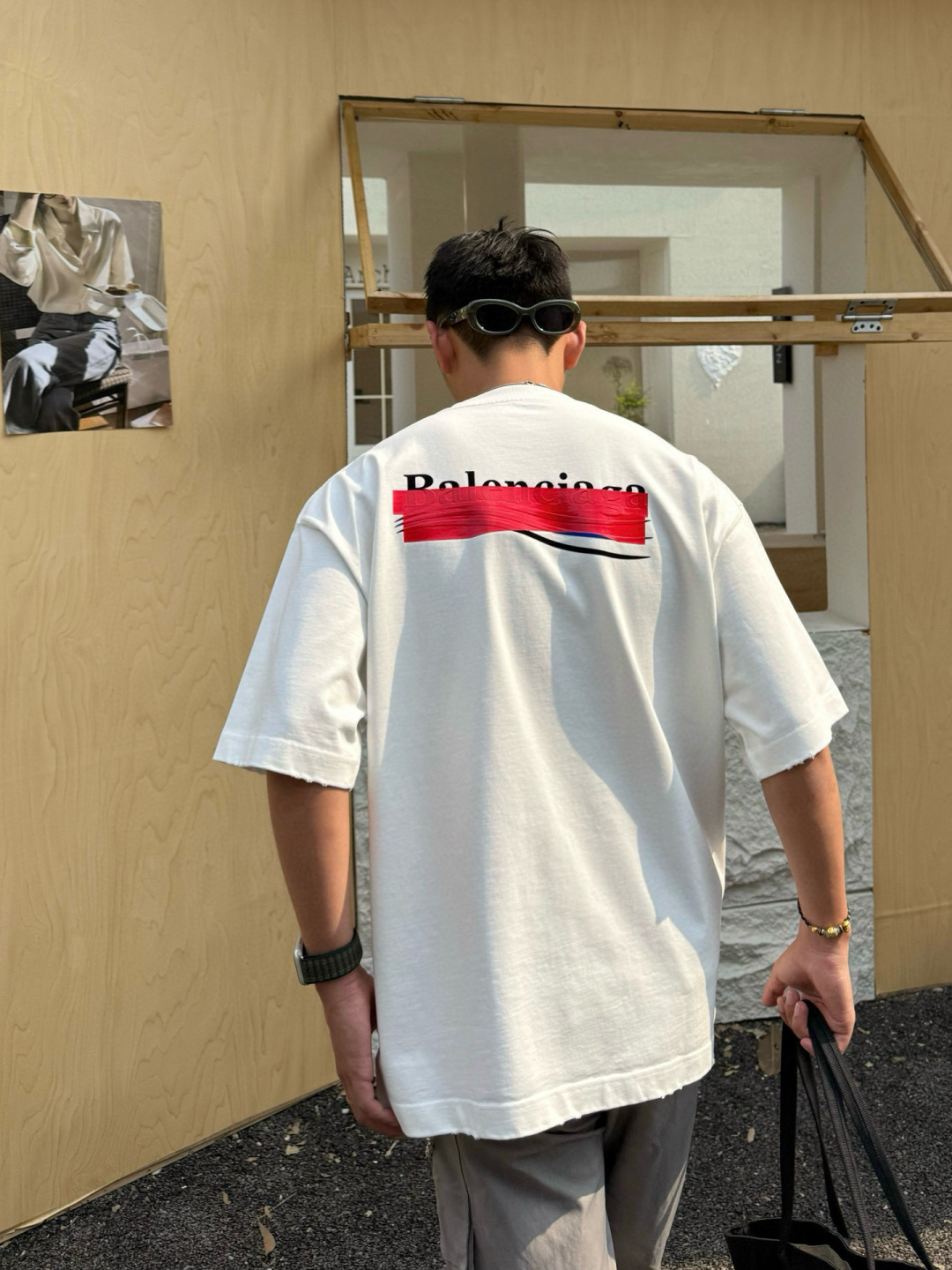 新款秋冬高克重T恤🆕颜色：黑，白，粉码数：XS-XL款号：52118