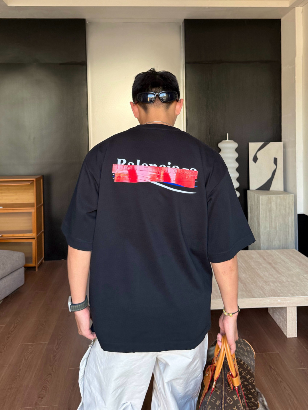 新款秋冬高克重T恤🆕颜色：黑，白，粉码数：XS-XL款号：52118