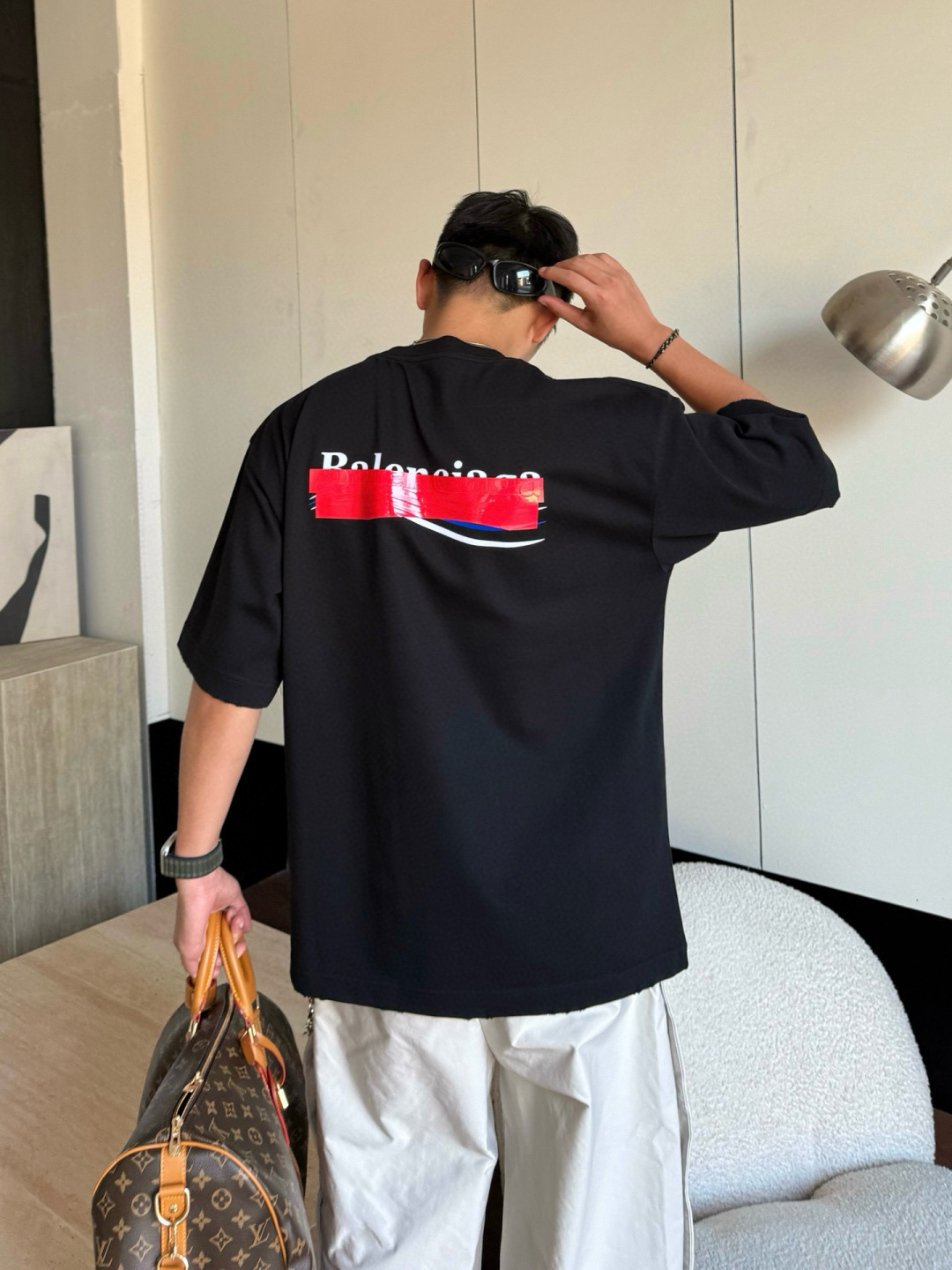 新款秋冬高克重T恤🆕颜色：黑，白，粉码数：XS-XL款号：52118