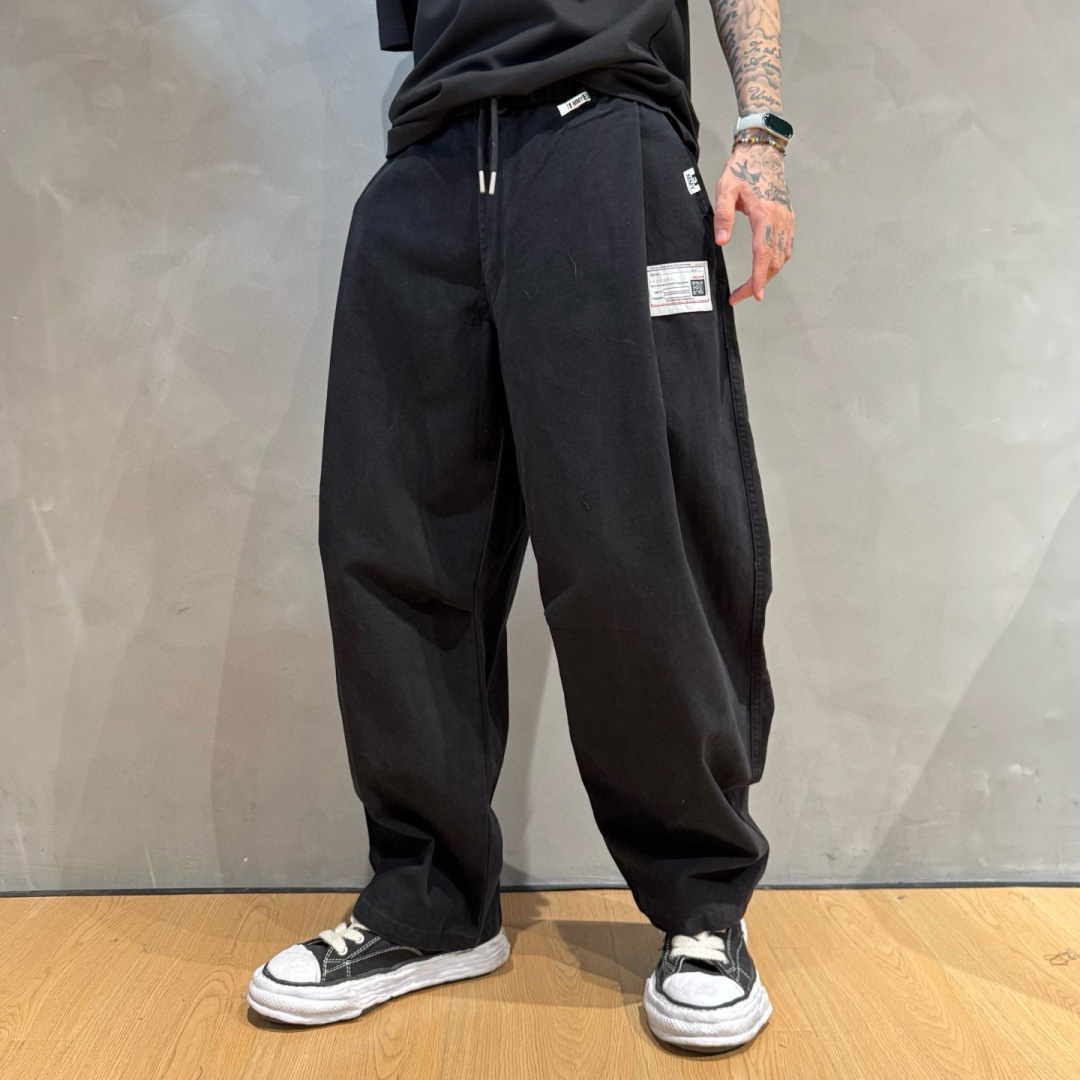 YMM🌟秋冬新款休闲裤🆕采用优质面料，具有质感，松紧腰带拼接设计，超级时尚洋气！码数：S-2XL 男女同