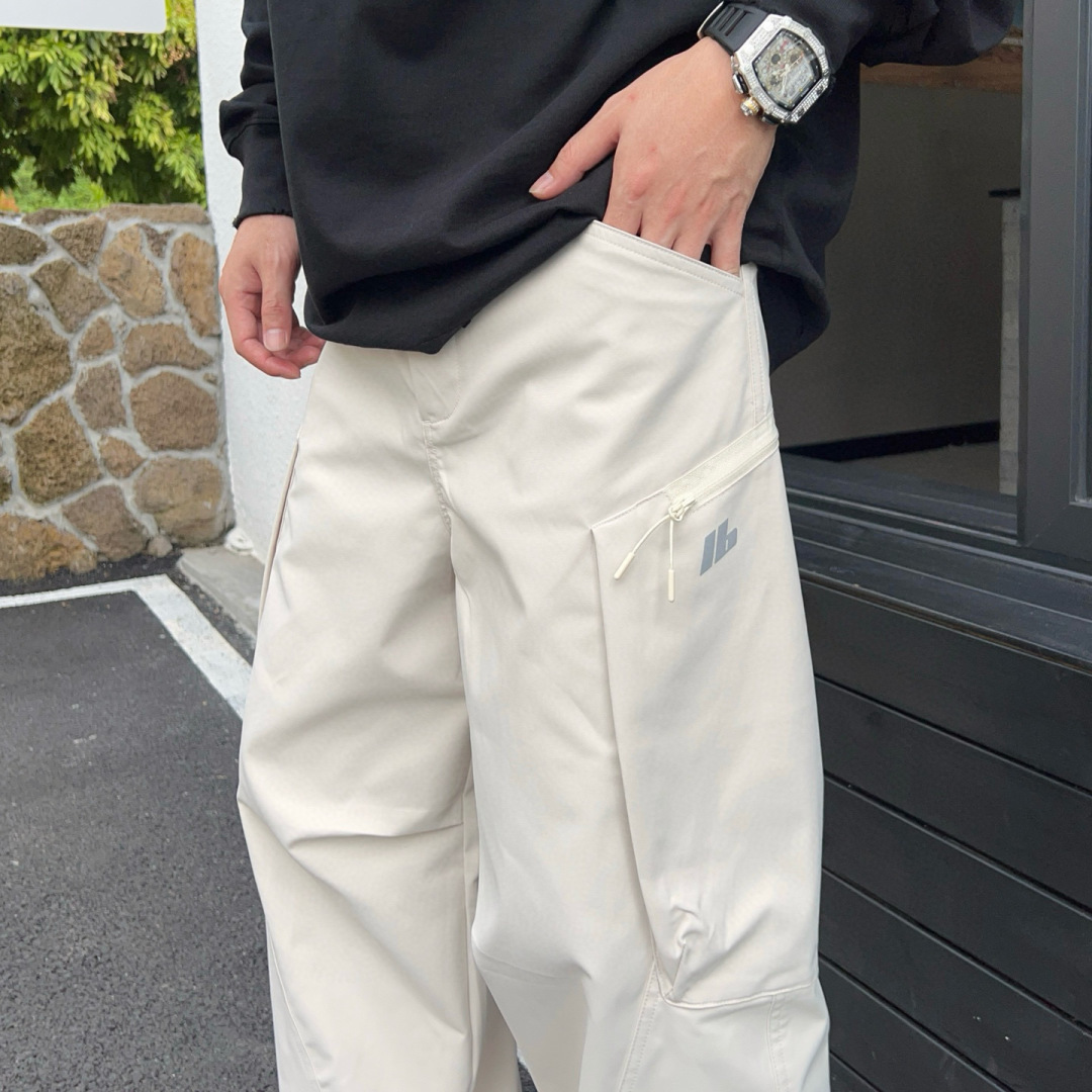 秋季裤子🆕颜色：黑，杏码数：M-3XL