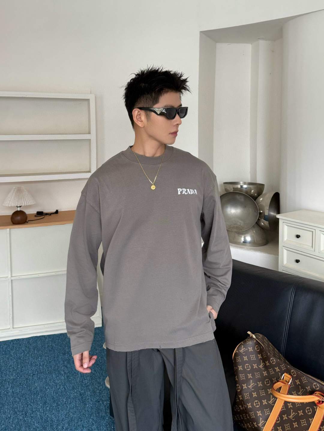 新款秋冬长袖🆕颜色：黑，白，绿码数：S-XL款号：7011