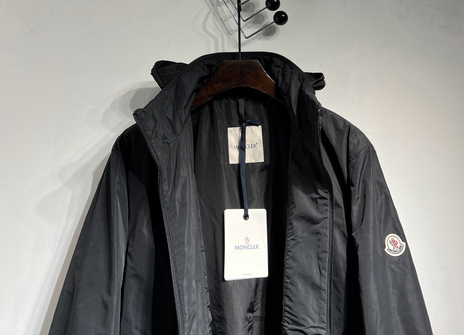 【新品 棉夹克 帽子可收纳】2025秋冬新款MON家族黑标男士休闲夹棉夹克外套，香港洋行渠道货，纯正血统