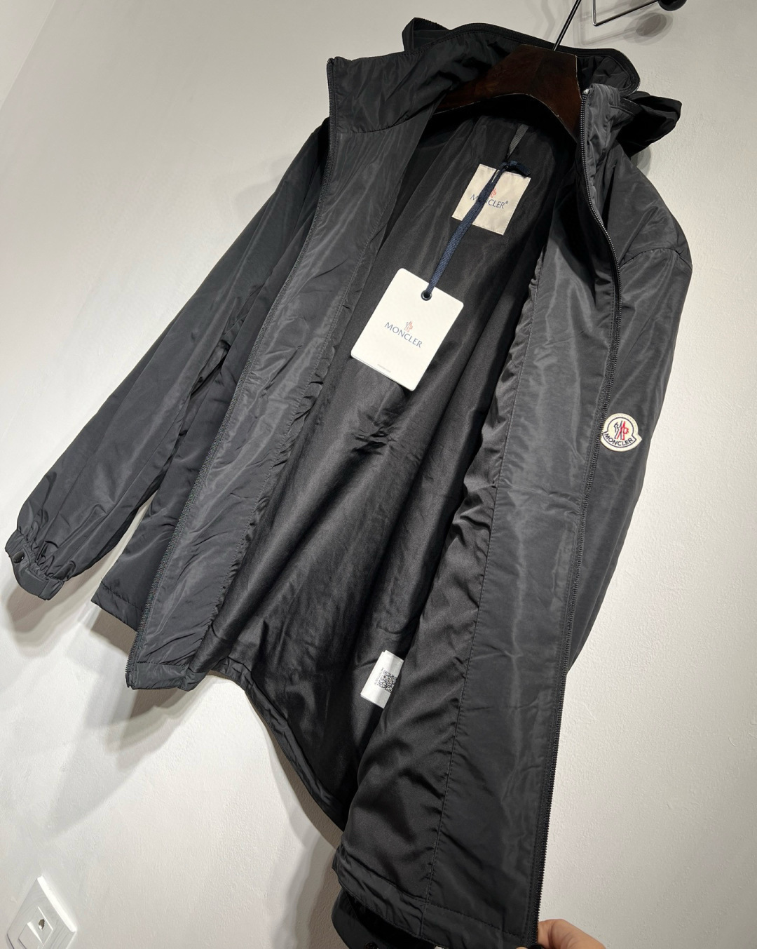 【新品 棉夹克 帽子可收纳】2025秋冬新款MON家族黑标男士休闲夹棉夹克外套，香港洋行渠道货，纯正血统