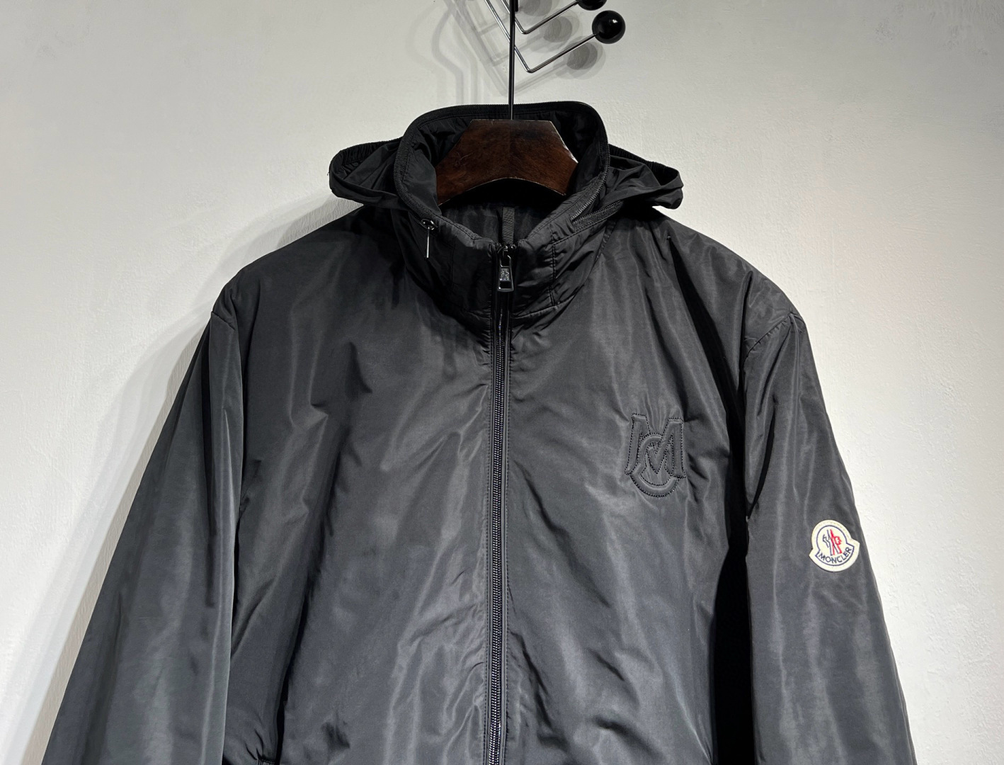 【新品 棉夹克 帽子可收纳】2025秋冬新款MON家族黑标男士休闲夹棉夹克外套，香港洋行渠道货，纯正血统