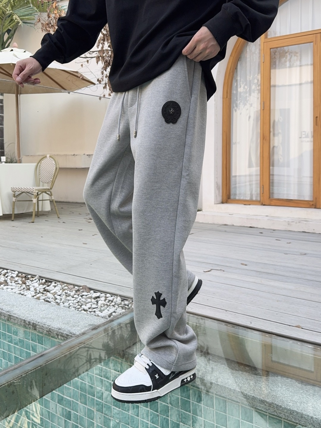 2025秋冬新款克罗心厚款休闲裤码数 : M-L-XL-2XL-3XL