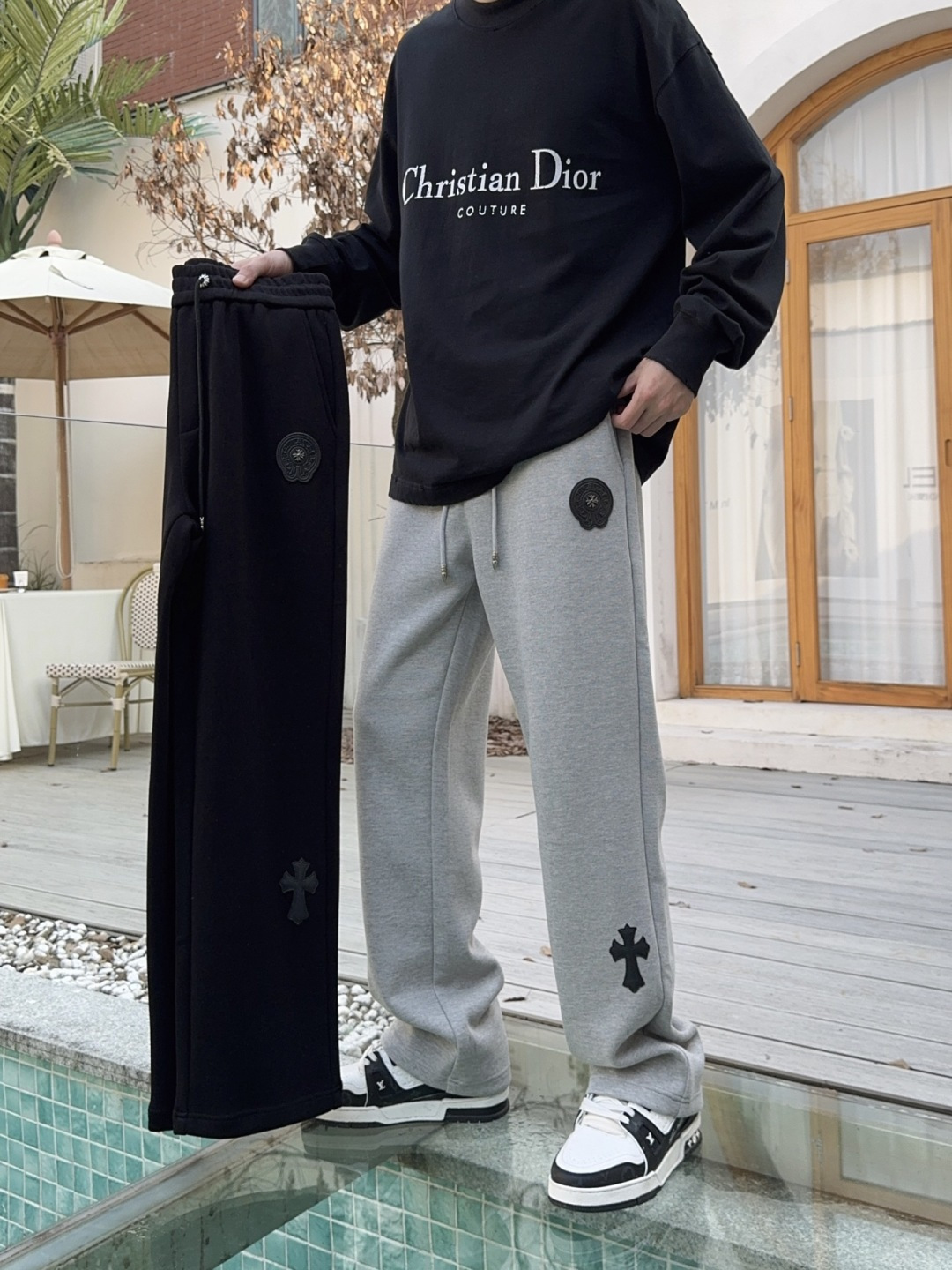 2025秋冬新款克罗心厚款休闲裤码数 : M-L-XL-2XL-3XL