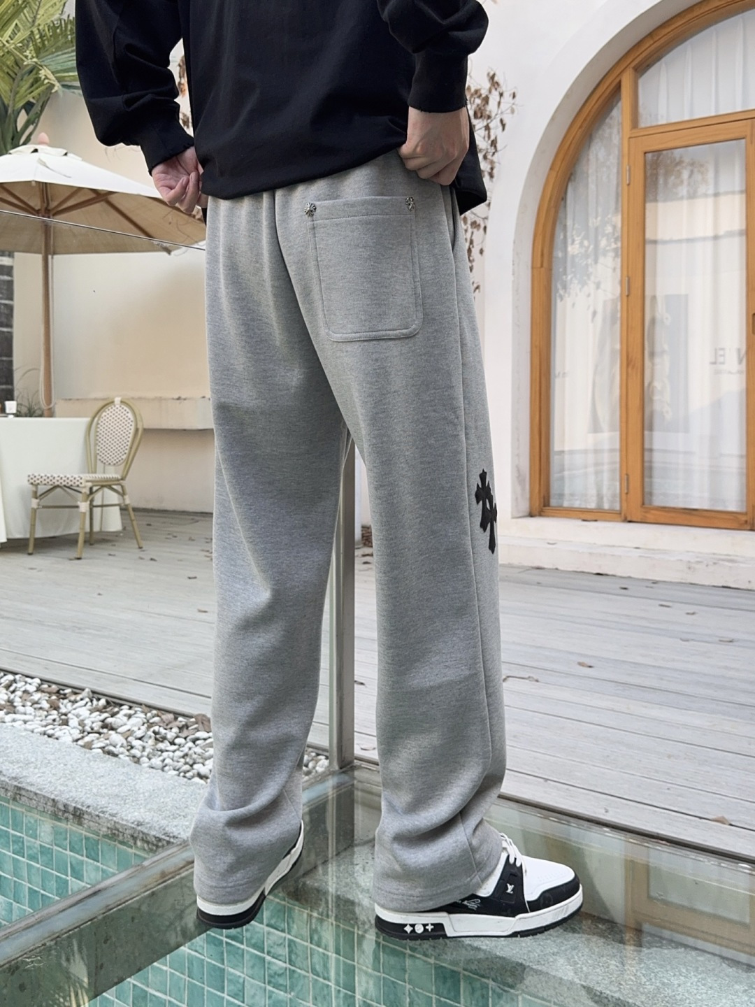 2025秋冬新款克罗心厚款休闲裤码数 : M-L-XL-2XL-3XL