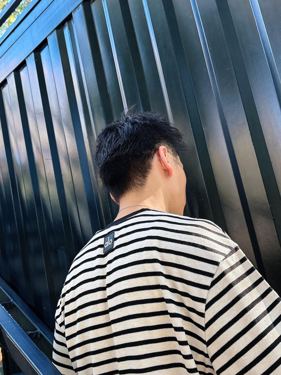 2025SS alo秋冬新款条纹长袖 爆款定制纯棉面料 重工洗水，面料舒适🈶️质感 码数：M-4XL