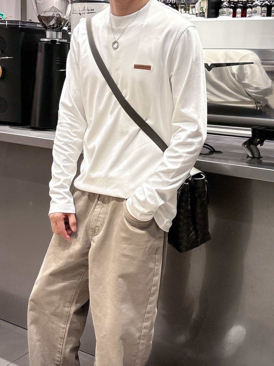 Z ZEGN 2025秋冬系列长袖打底衫码数：M-5XL 常规版型棉莫代尔打底。精选棉与莫代尔混纺面料，