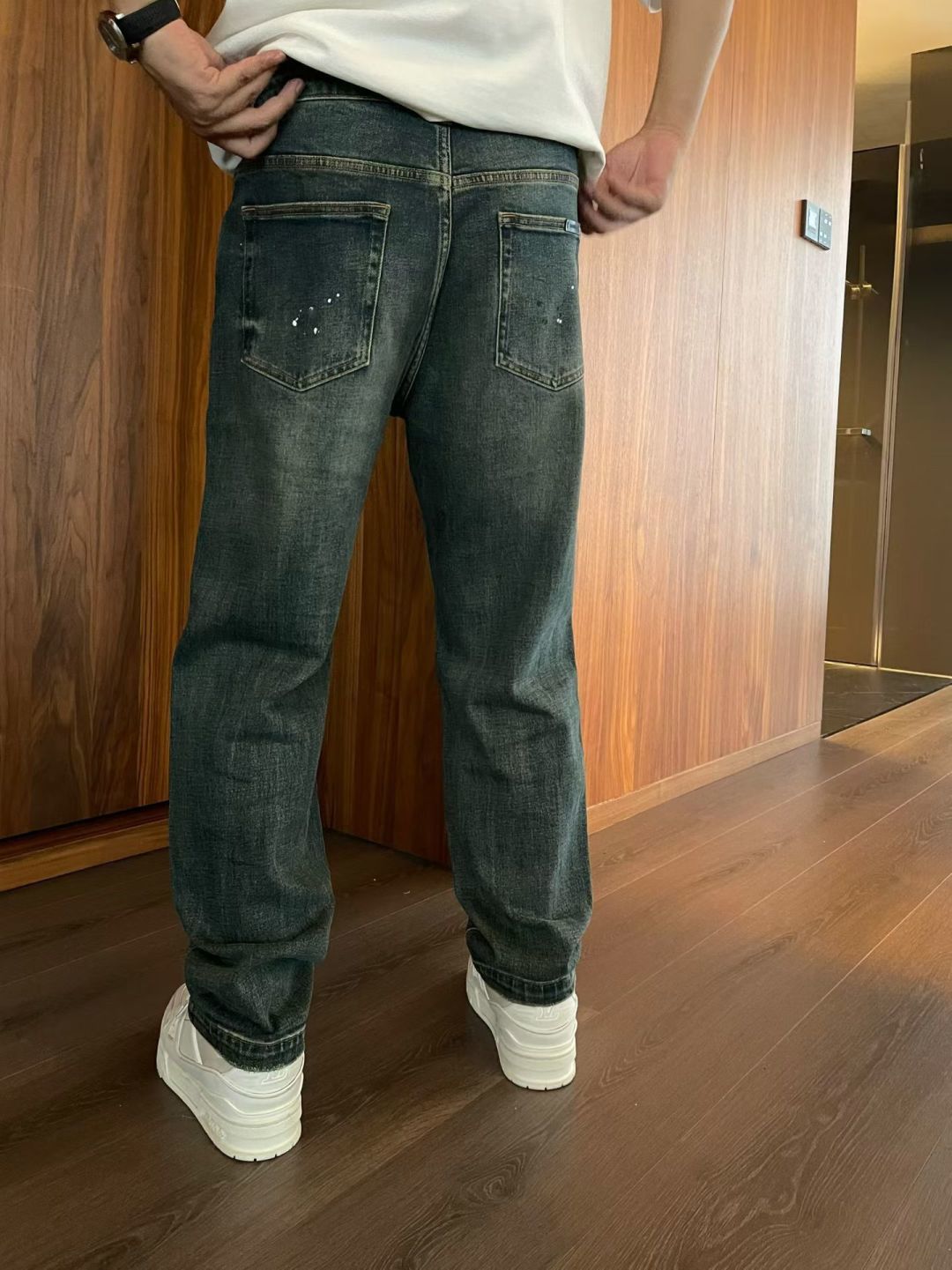 秋冬新款牛仔裤小直筒裤型29-36