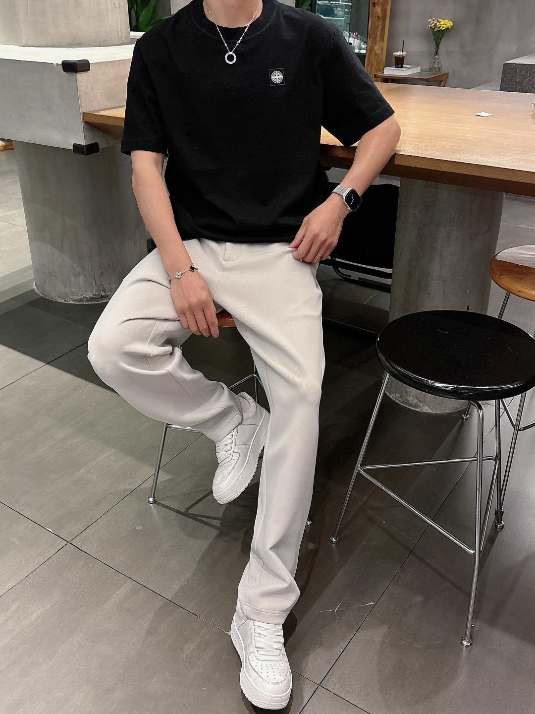 2025 S/S New 新品颜色：黑色 灰色尺码：M—3XL码 休闲合身版型P.S：休闲长裤，采用超柔