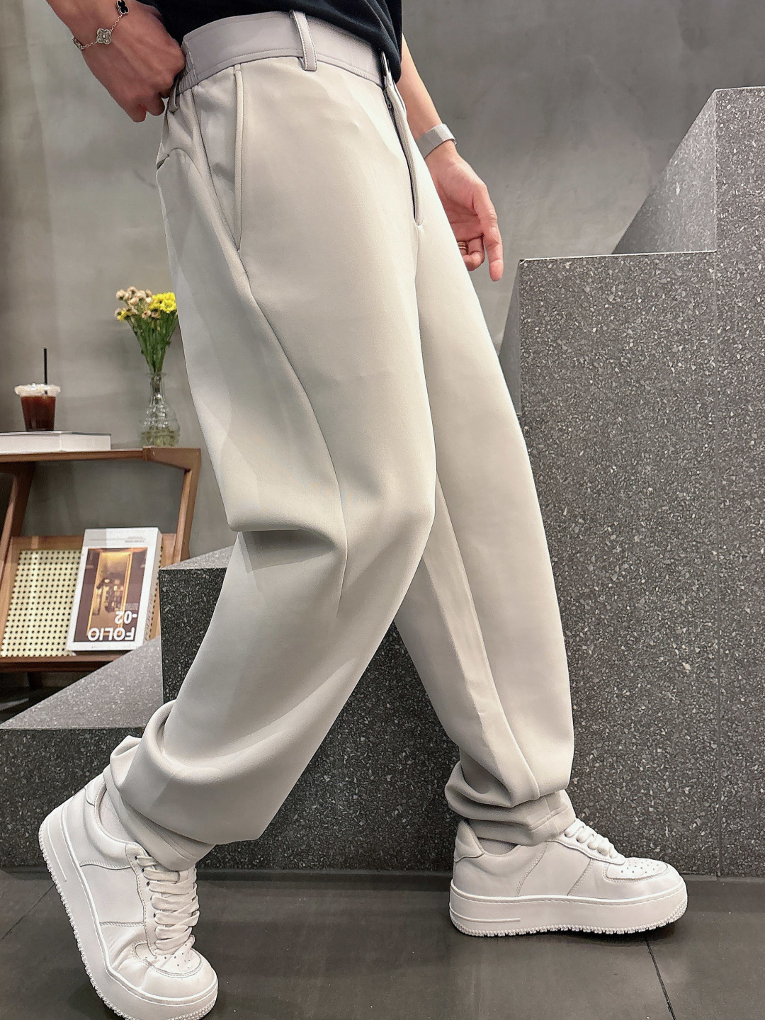 2025 S/S New 新品颜色：黑色 灰色尺码：M—3XL码 休闲合身版型P.S：休闲长裤，采用超柔