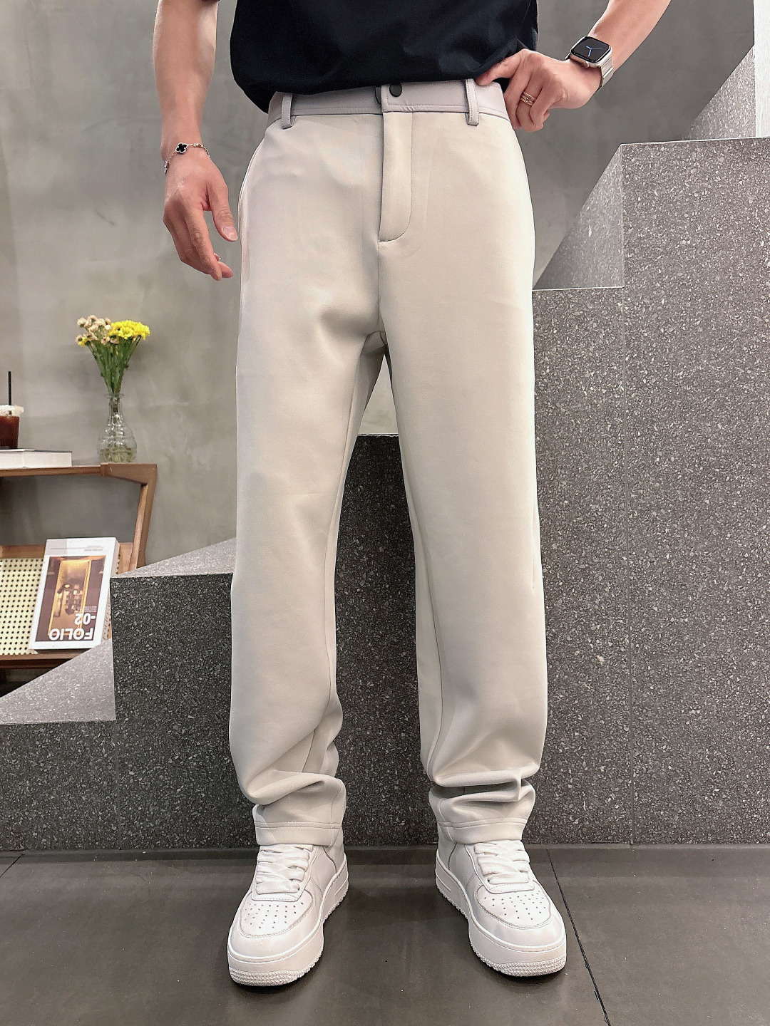 2025 S/S New 新品颜色：黑色 灰色尺码：M—3XL码 休闲合身版型P.S：休闲长裤，采用超柔