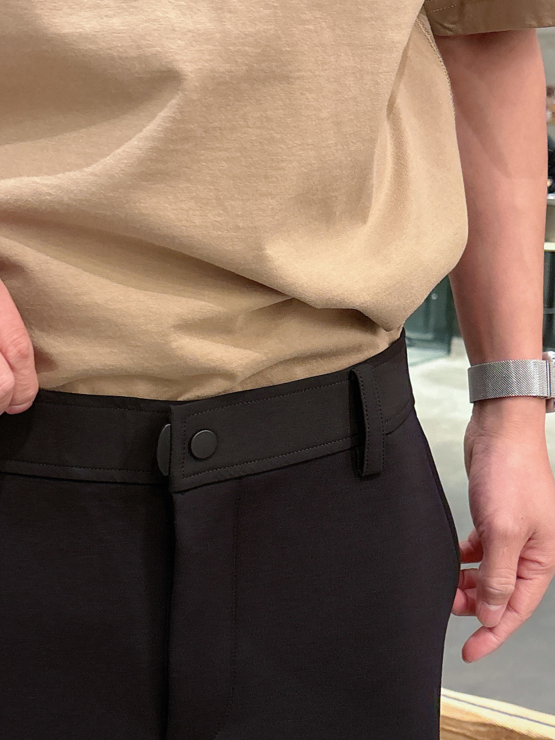 2025 S/S New 新品颜色：黑色 灰色尺码：M—3XL码 休闲合身版型P.S：休闲长裤，采用超柔