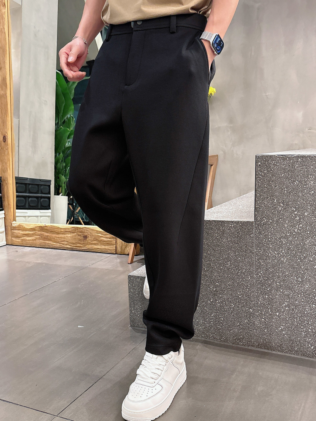 2025 S/S New 新品颜色：黑色 灰色尺码：M—3XL码 休闲合身版型P.S：休闲长裤，采用超柔