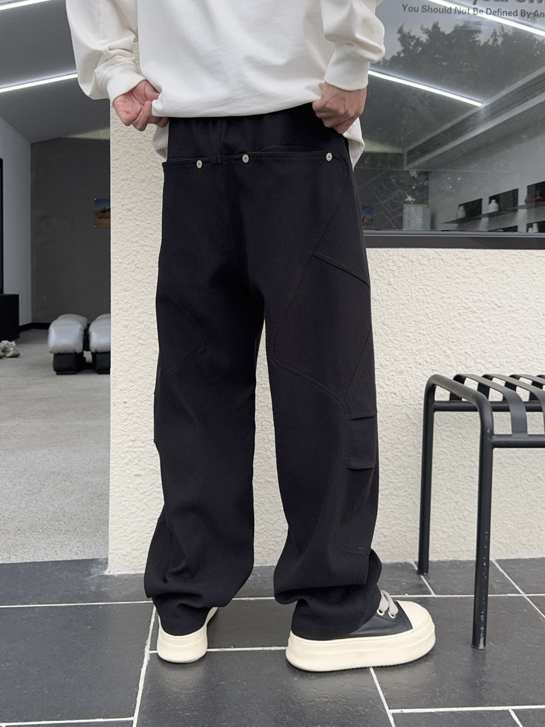 巴黎世家 新款秋冬加绒裤子[庆祝][庆祝]码数：M-3xL颜色：黑，咖