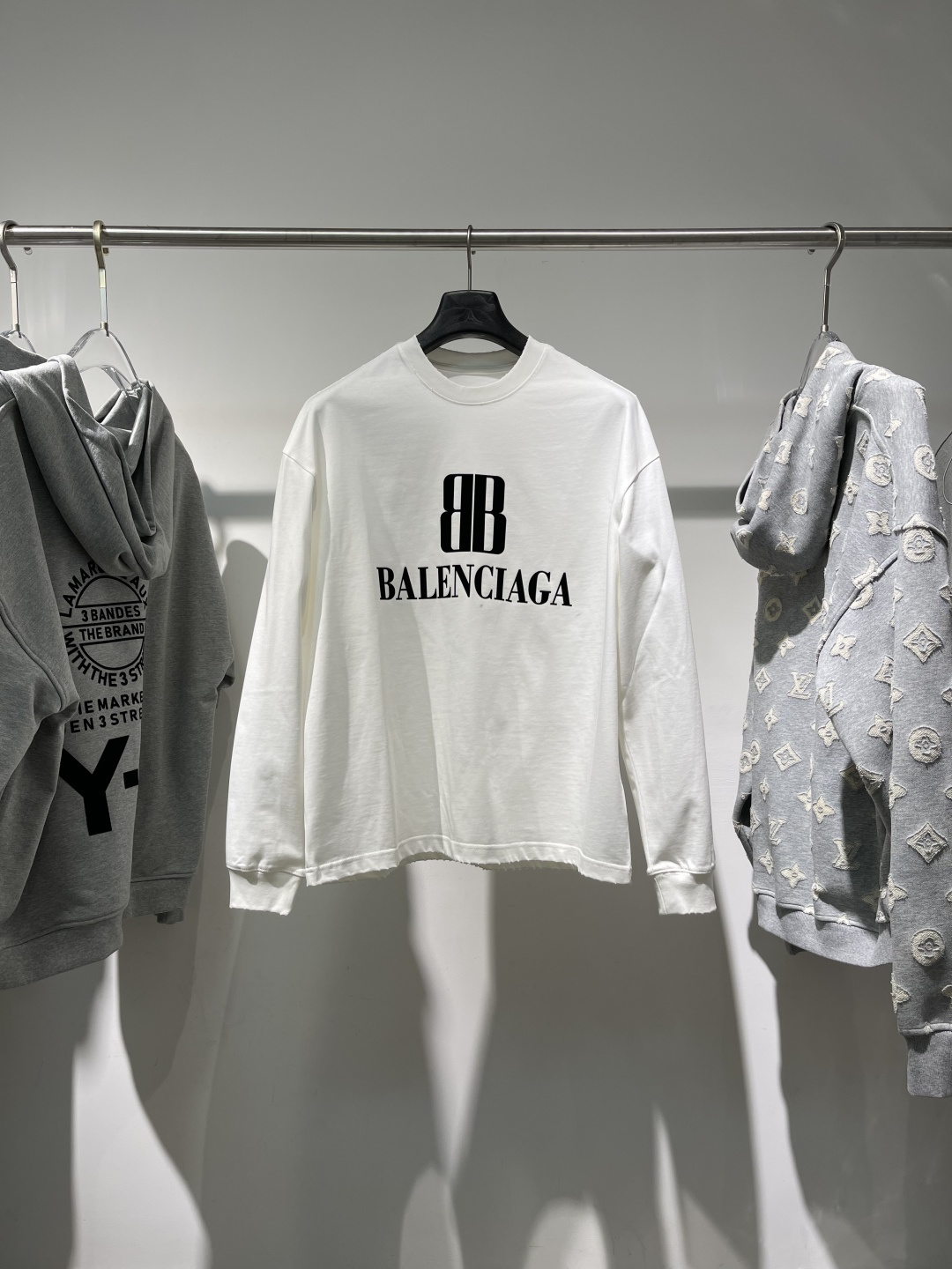 2025秋冬新款巴黎世家打底长袖码数 ：XS S M L XL