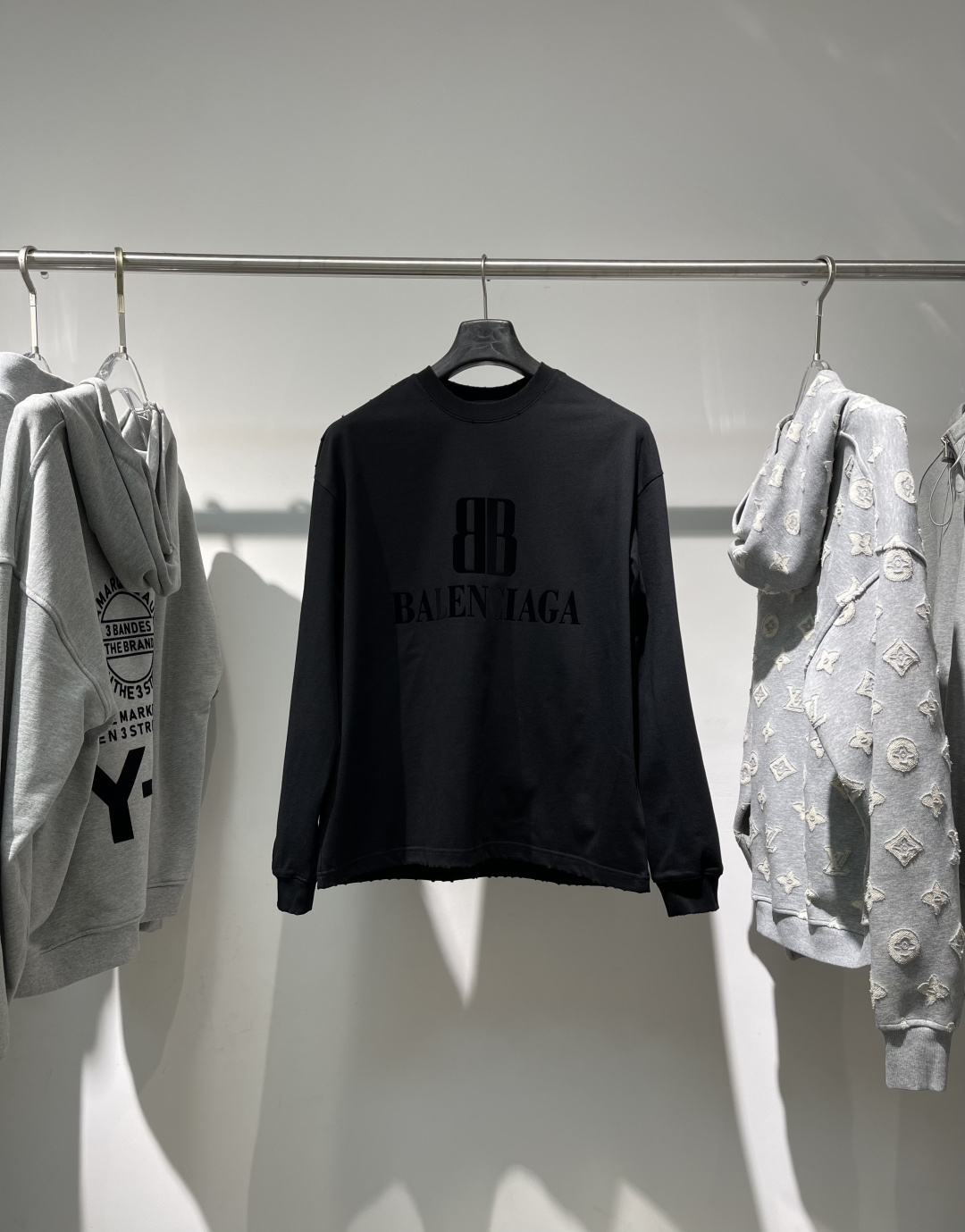 2025秋冬新款巴黎世家打底长袖码数 ：XS S M L XL