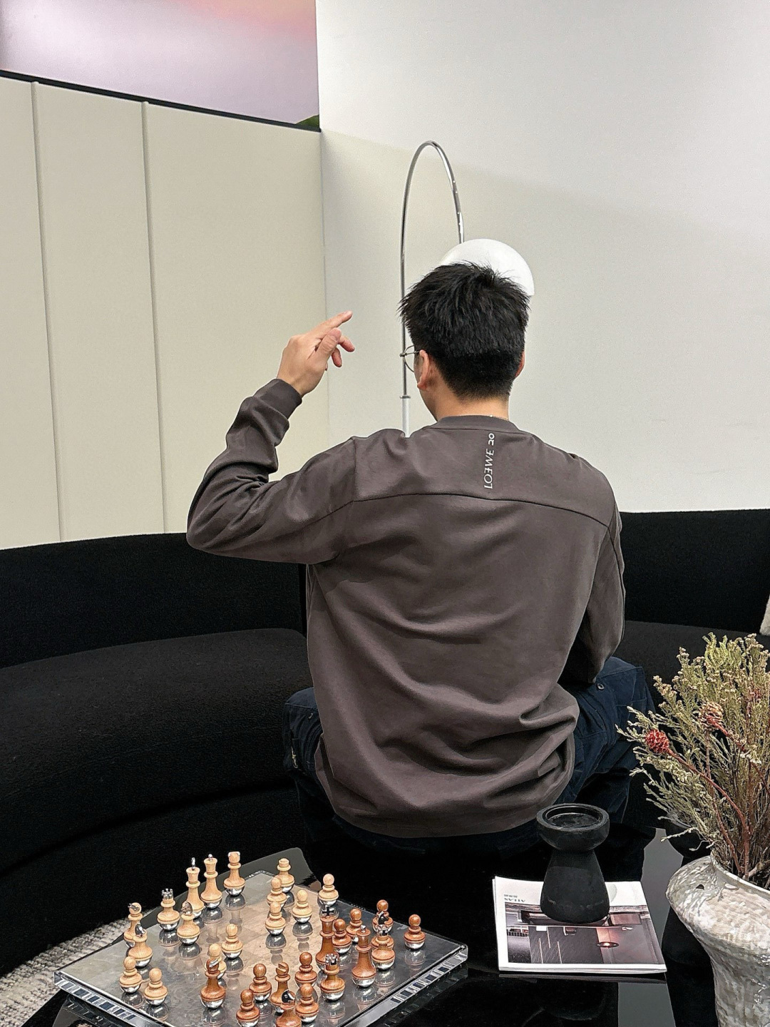 LOEW 2025秋冬系列长袖T恤码数：M-5XL 微阔版型潮流罗马磨毛。面料表面刷毛做磨毛工艺与特殊罗