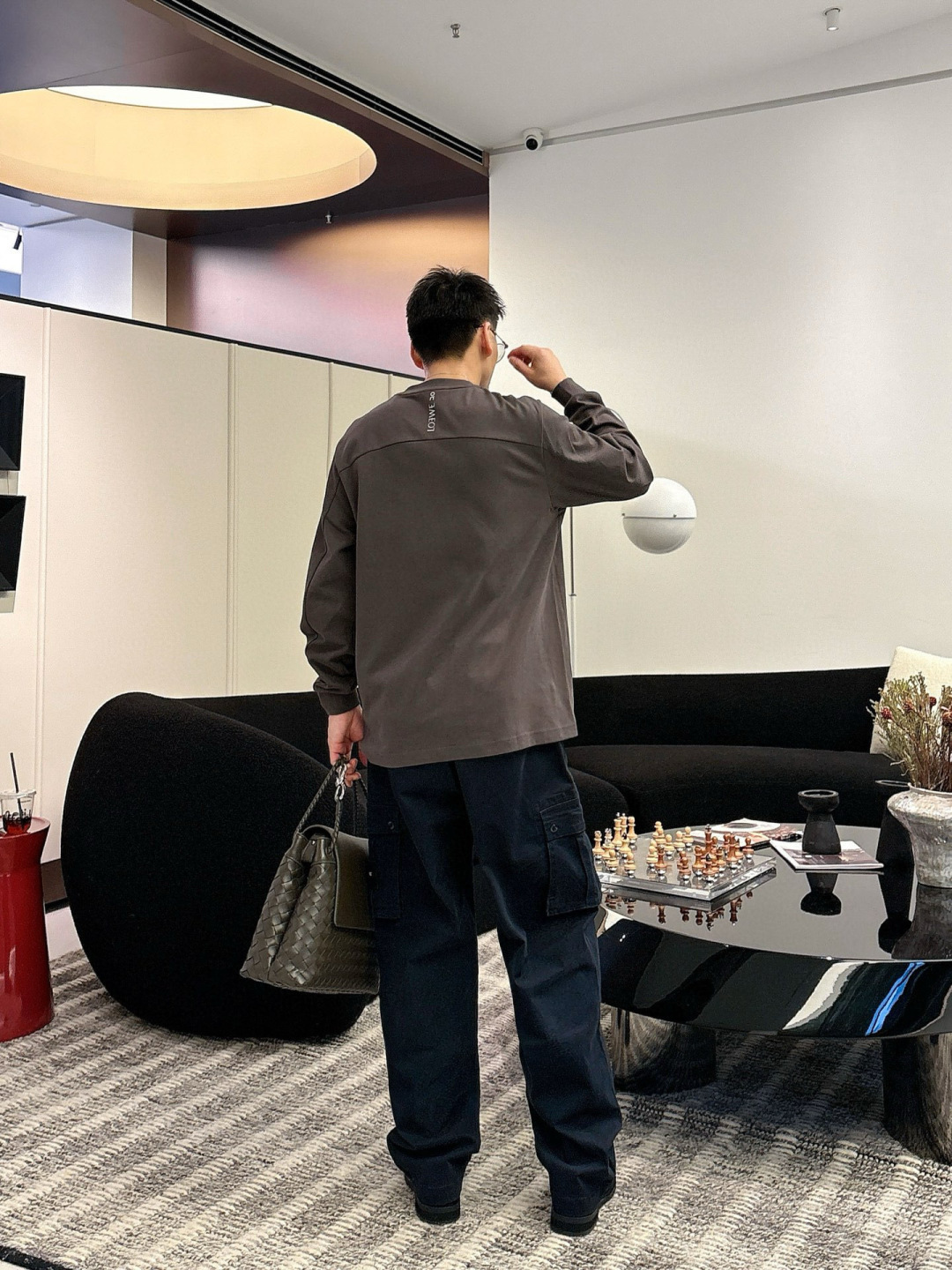 LOEW 2025秋冬系列长袖T恤码数：M-5XL 微阔版型潮流罗马磨毛。面料表面刷毛做磨毛工艺与特殊罗