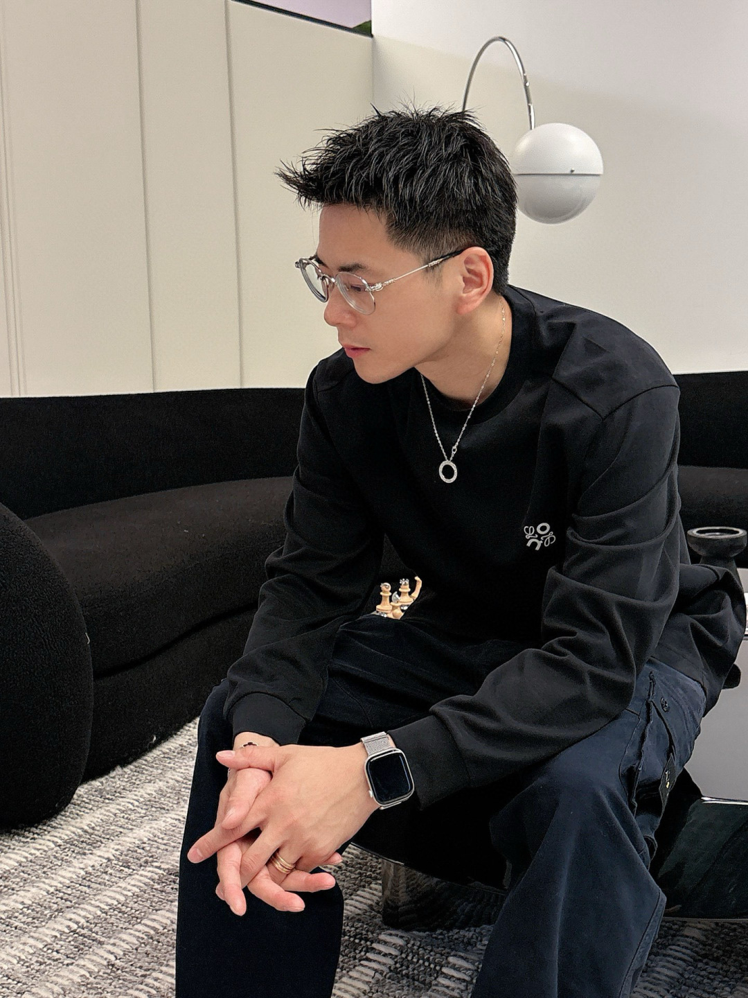 LOEW 2025秋冬系列长袖T恤码数：M-5XL 微阔版型潮流罗马磨毛。面料表面刷毛做磨毛工艺与特殊罗