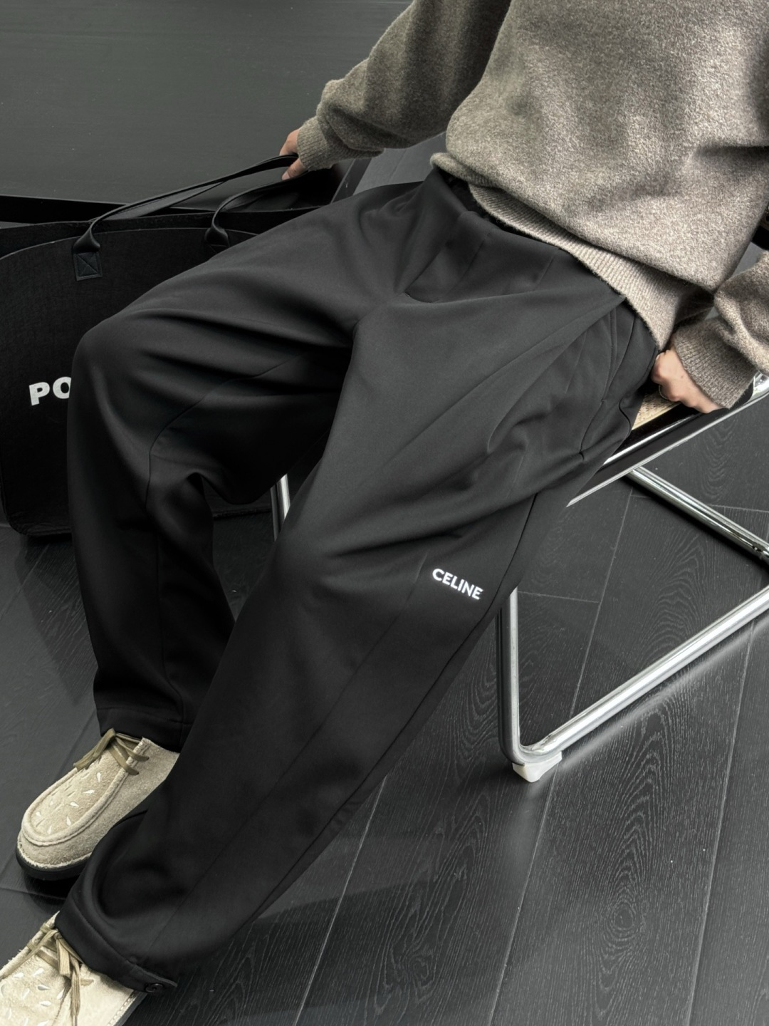 塞琳 新款秋冬加绒裤子🆕颜色：黑，灰码数：M-3XL款号：5235