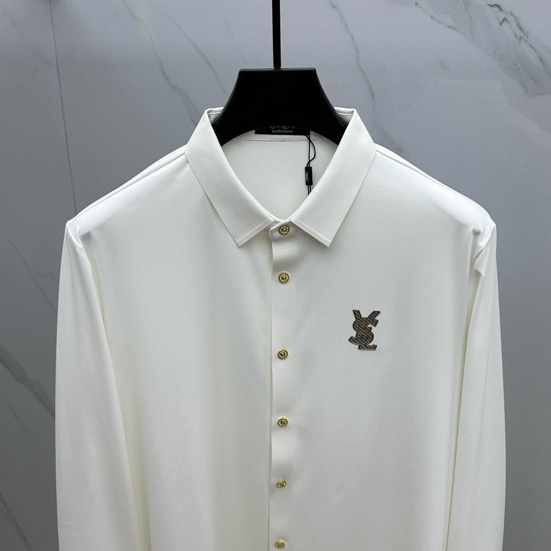 Ysl 圣罗兰 2025秋冬新品发布⌚️🔥潮品休闲衬衫，定义高端产品 3D立体制版、贴身舒适，欧洲标准环