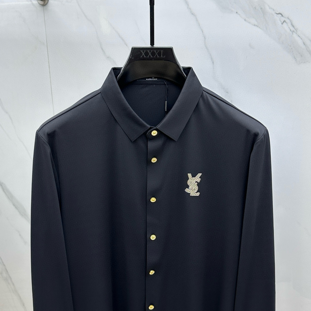 Ysl 圣罗兰 2025秋冬新品发布⌚️🔥潮品休闲衬衫，定义高端产品 3D立体制版、贴身舒适，欧洲标准环