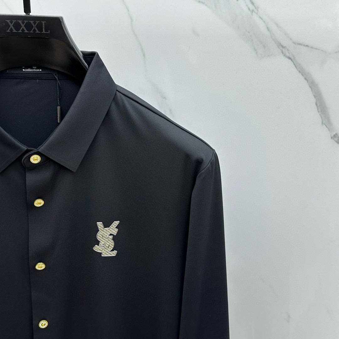 Ysl 圣罗兰 2025秋冬新品发布⌚️🔥潮品休闲衬衫，定义高端产品 3D立体制版、贴身舒适，欧洲标准环