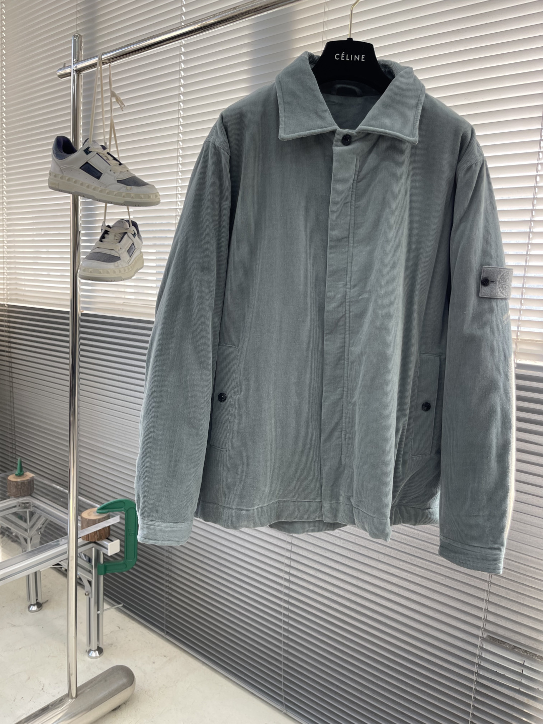 Stone Island 2025秋冬新款系列夹克外套 码数：M-3XL 微阔版型 石头岛灯芯绒翻领棉服