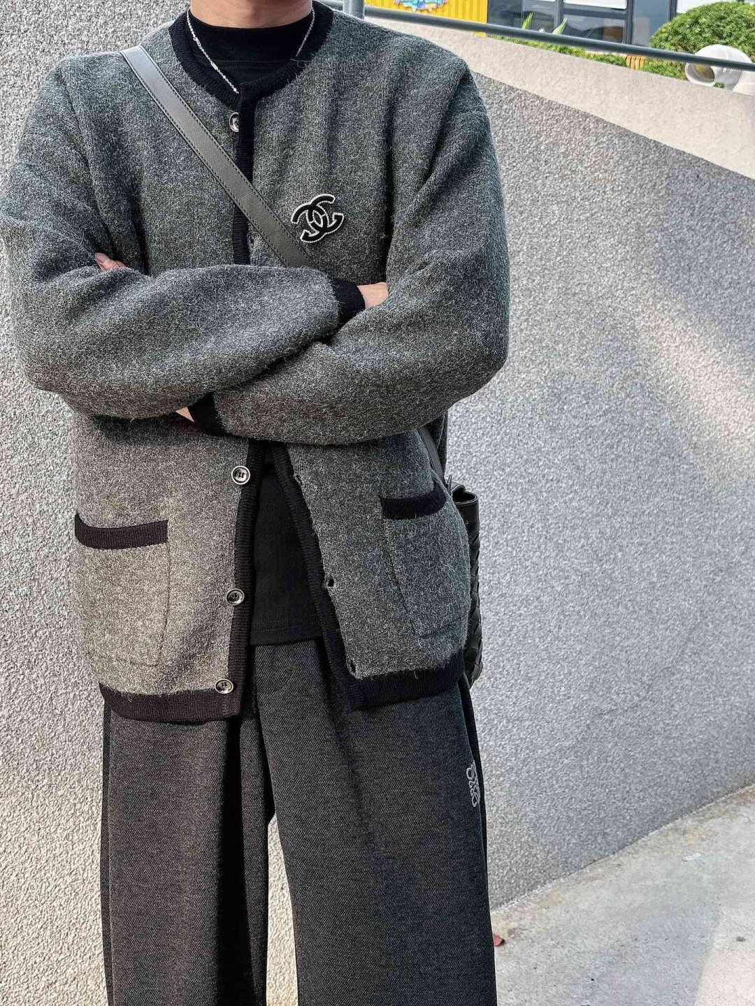 小香家新款毛衫毛衣，上身宽松纱线采用细针织法，上身舒适，不挑身材 男女同款，秋冬毛衣，是今年最好看的情侣