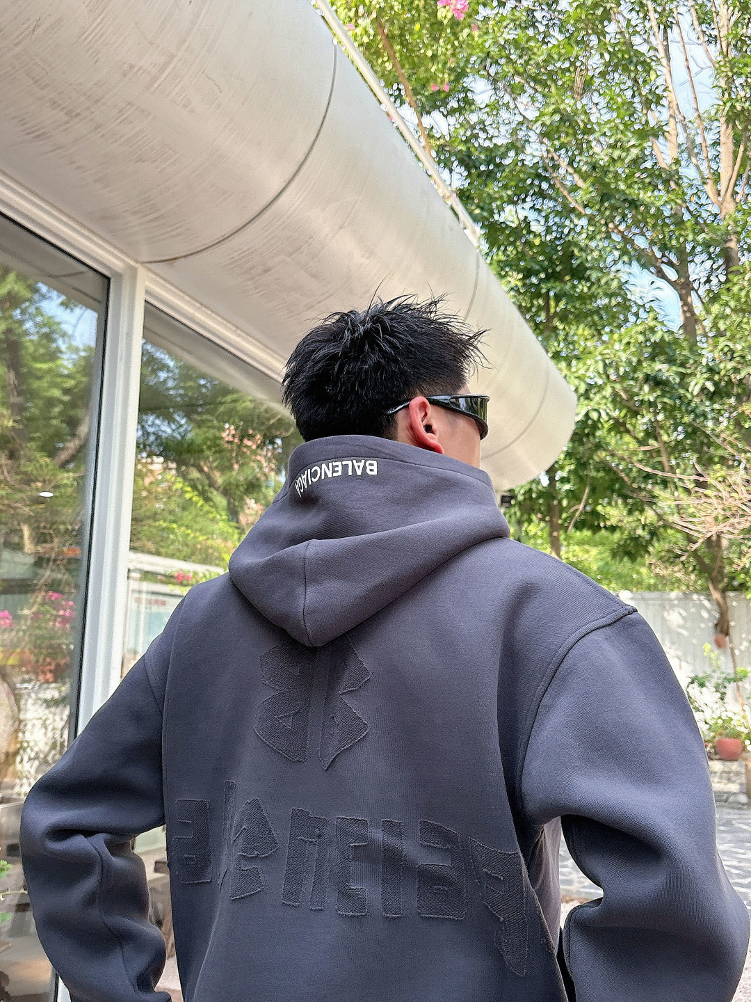 2025秋冬新款巴黎世家烧花厚款外套S-XL