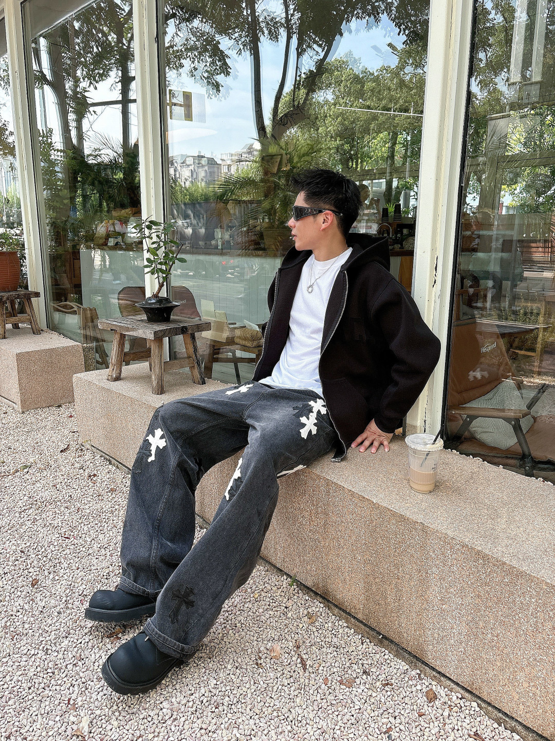 2025秋冬新款巴黎世家烧花厚款外套S-XL