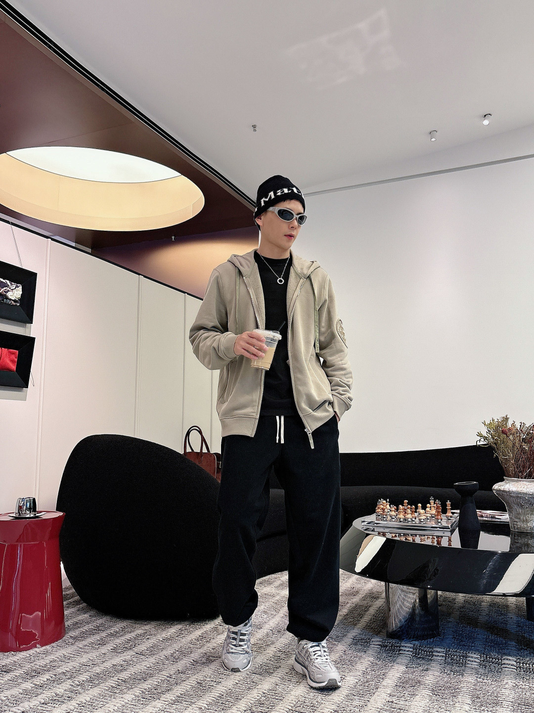 2025 秋冬新品 石头岛外套颜色： 黑色 灰色 青草绿码数：M-3XL