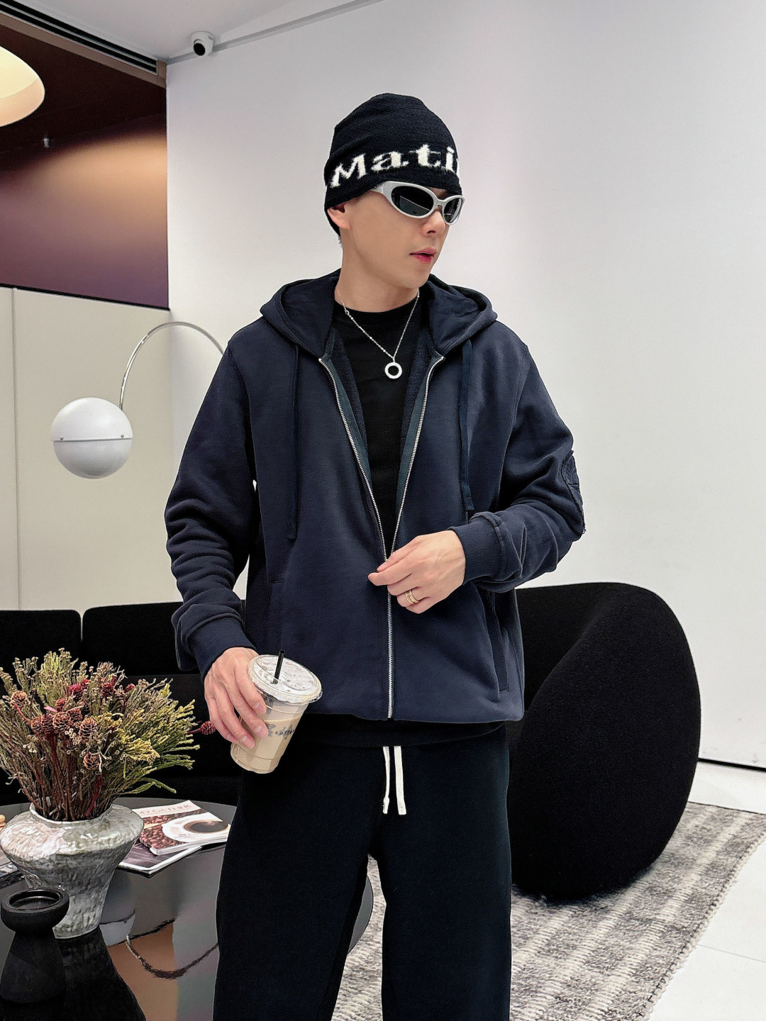 2025 秋冬新品 石头岛外套颜色： 黑色 灰色 青草绿码数：M-3XL