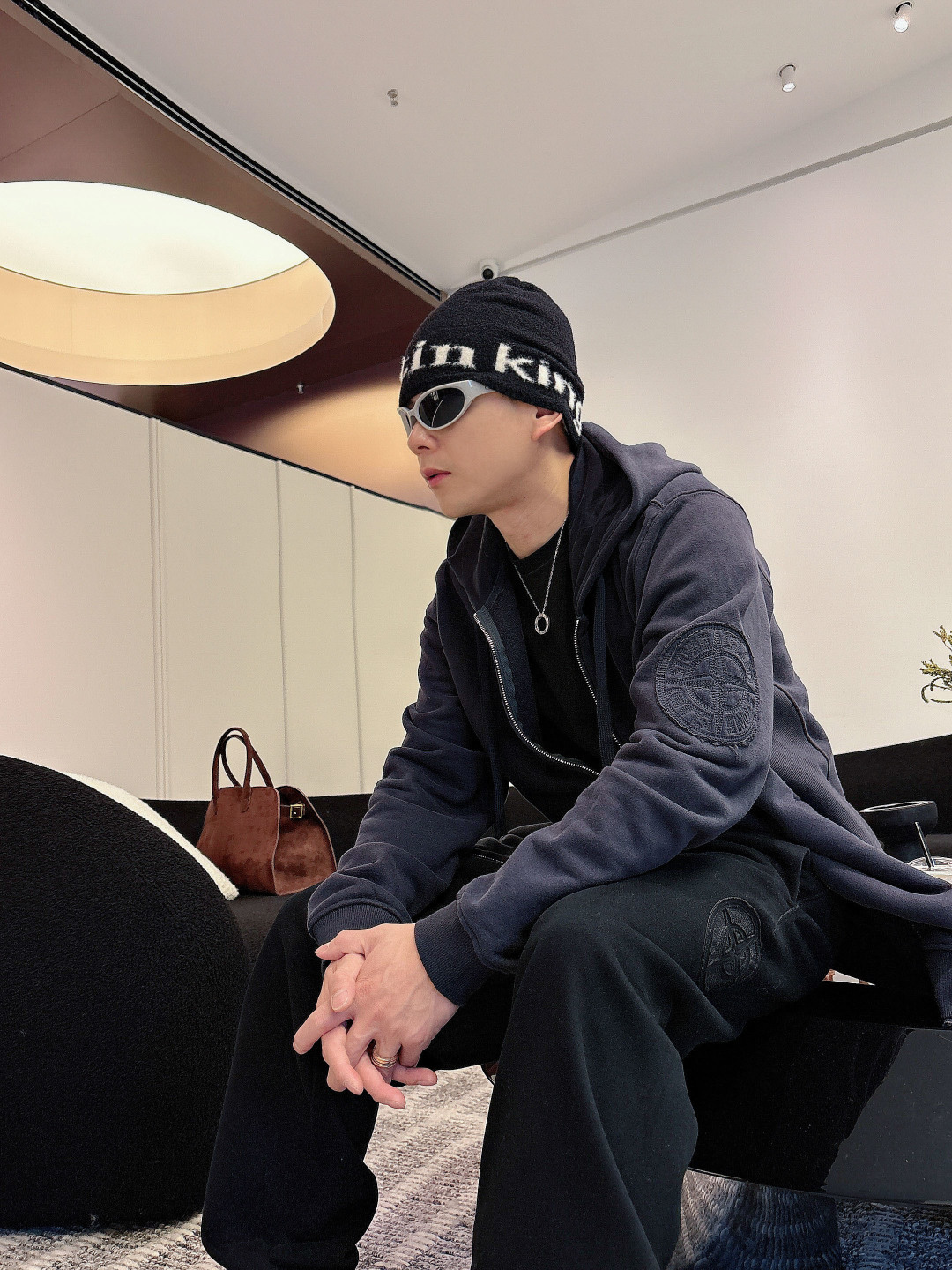 2025 秋冬新品 石头岛外套颜色： 黑色 灰色 青草绿码数：M-3XL