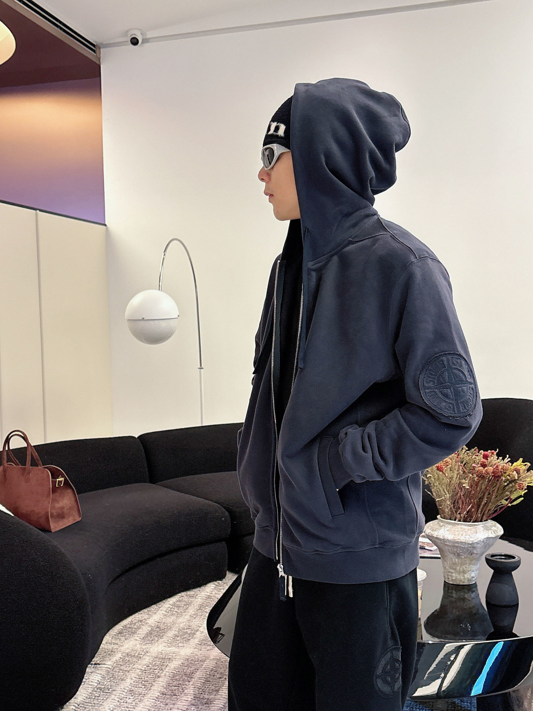 2025 秋冬新品 石头岛外套颜色： 黑色 灰色 青草绿码数：M-3XL