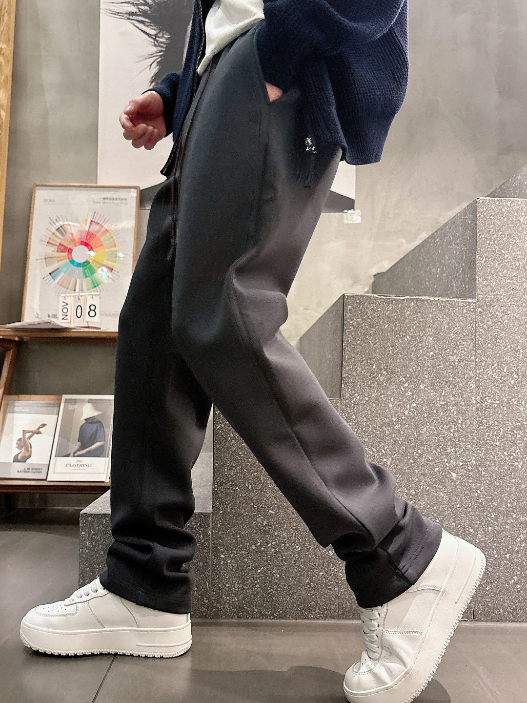 2025 秋冬新品 杰尼亚休闲裤颜色： 黑色 灰色码数：M-3XL