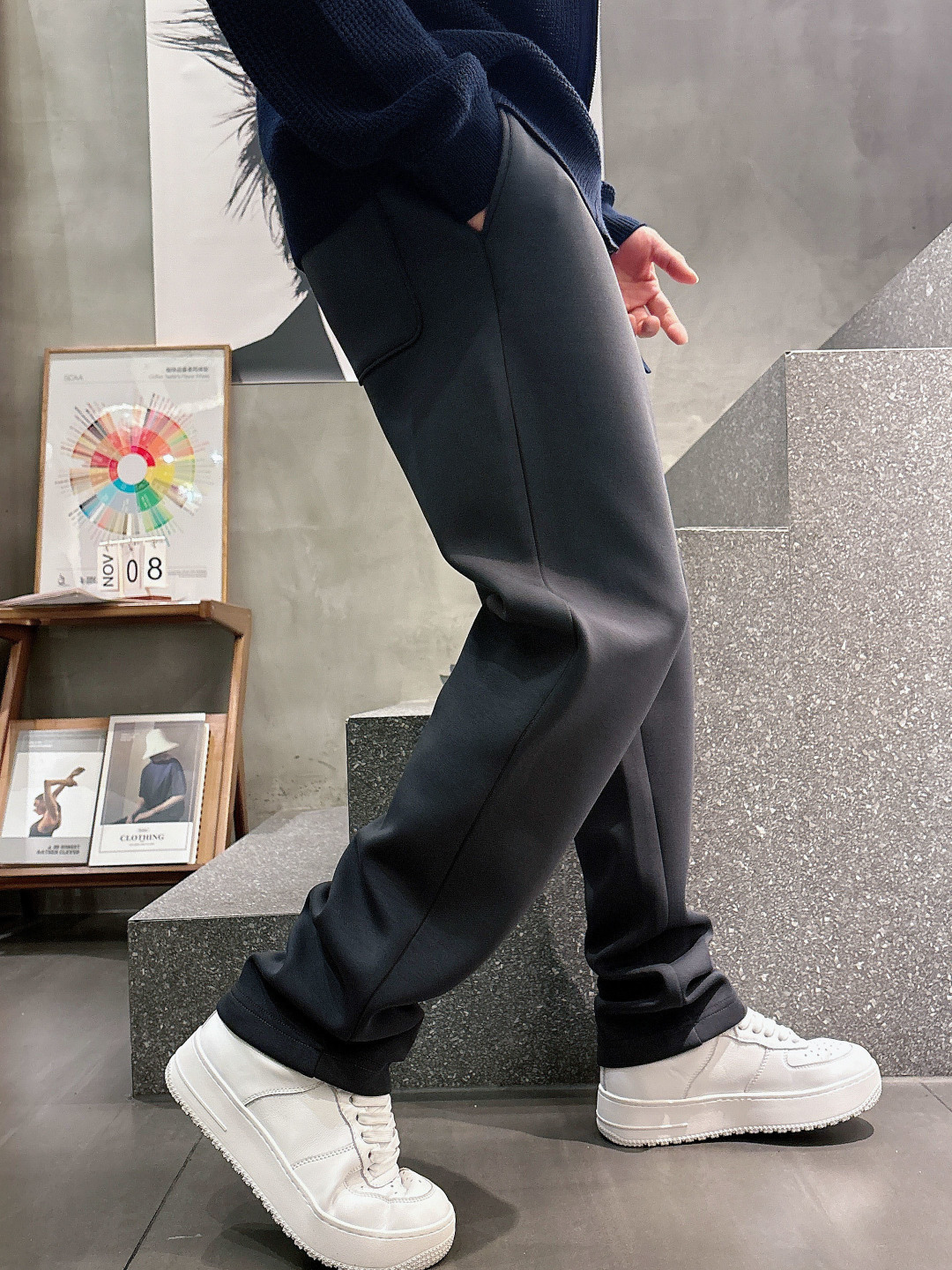 2025 秋冬新品 杰尼亚休闲裤颜色： 黑色 灰色码数：M-3XL