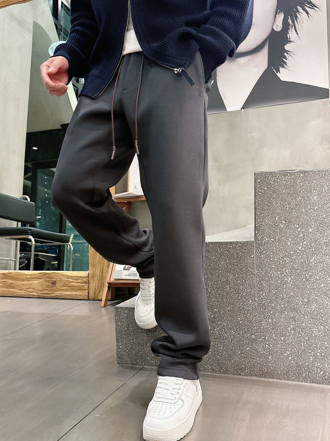 2025 秋冬新品 杰尼亚休闲裤颜色： 黑色 灰色码数：M-3XL
