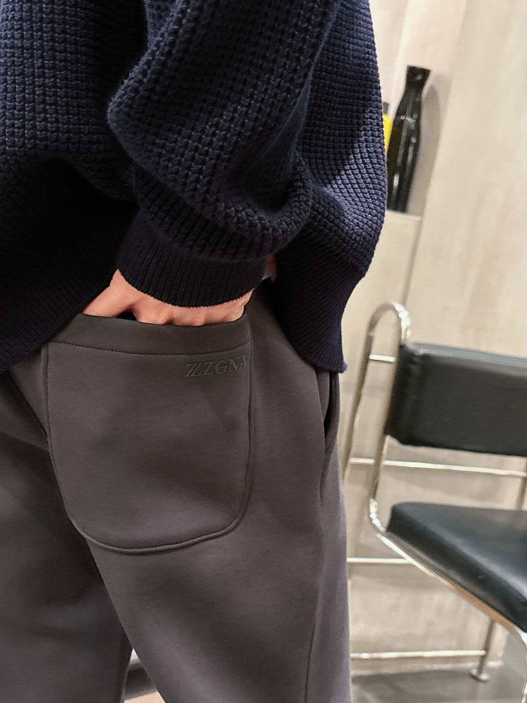 2025 秋冬新品 杰尼亚休闲裤颜色： 黑色 灰色码数：M-3XL