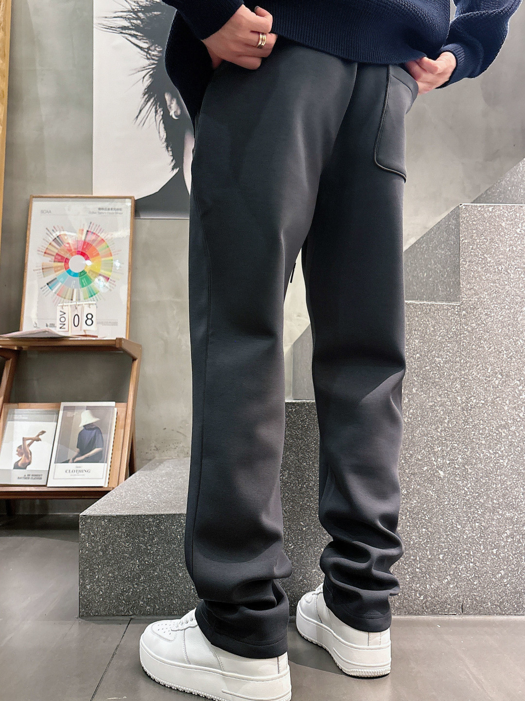 2025 秋冬新品 杰尼亚休闲裤颜色： 黑色 灰色码数：M-3XL