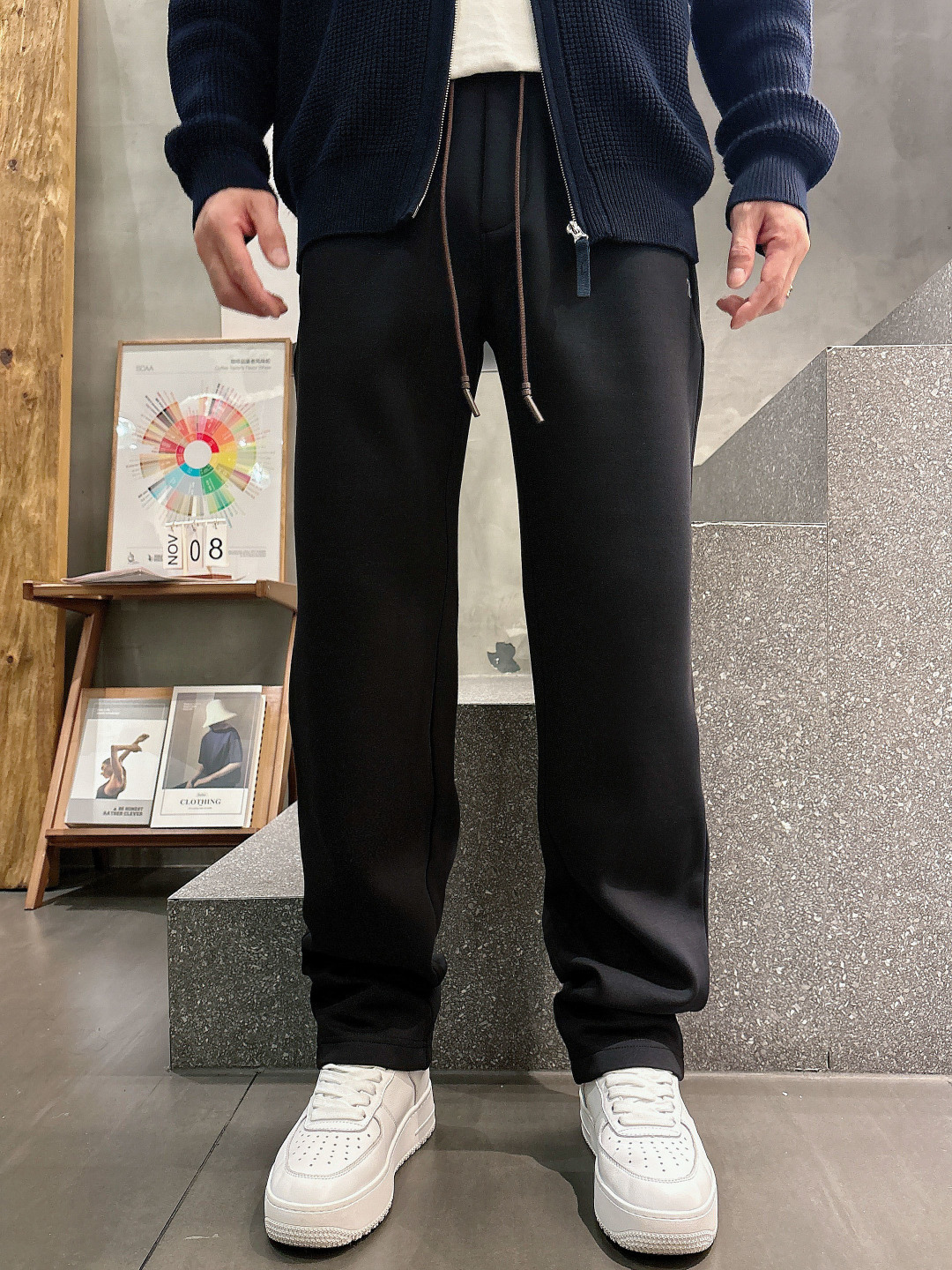 2025 秋冬新品 杰尼亚休闲裤颜色： 黑色 灰色码数：M-3XL