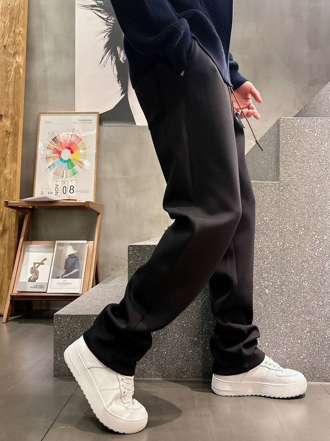 2025 秋冬新品 杰尼亚休闲裤颜色： 黑色 灰色码数：M-3XL