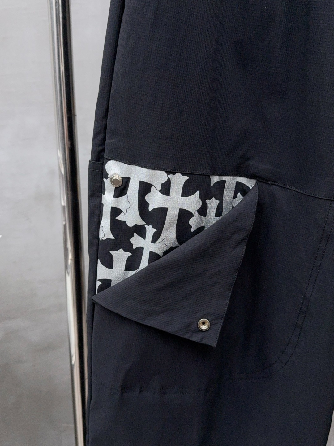 2025秋冬新款克罗心休闲裤男直筒裤 黑色 码数: M-3XL